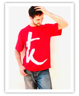 T-Shirt man red