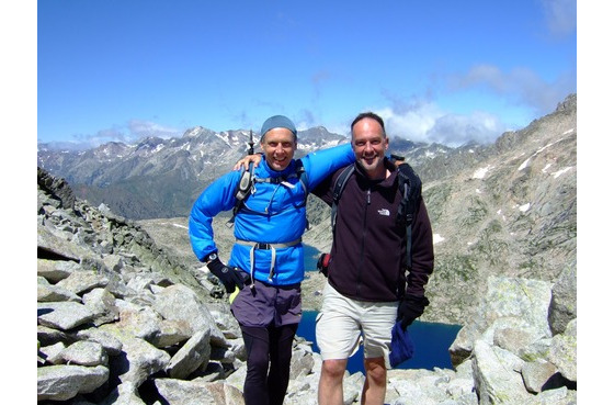 Nick and John at Ibon de Creguea