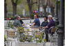 Participants lunching together